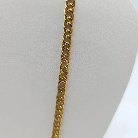 Vintage Avon 1983 Allegro Collection Allegro Bold Chain Gold Tone - Picture 4 of 6